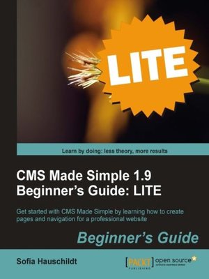 cover image of CMS Made Simple 1.9 Beginners Guide